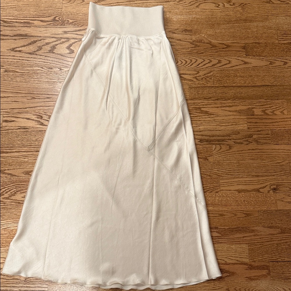 ATM Anthony Thomas Melilla satin bias cut skirt NWT - Picture 8 of 9